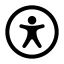 Logo représentant l'accessibilité numérique